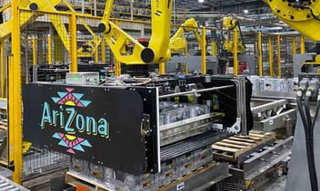 AriZona Beverages packaging line