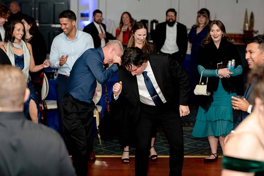 Dancing and plenty of smiles to go with it at the 2025 Vertech Christmas party.