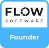 Flow Software Founder-level partner badge.