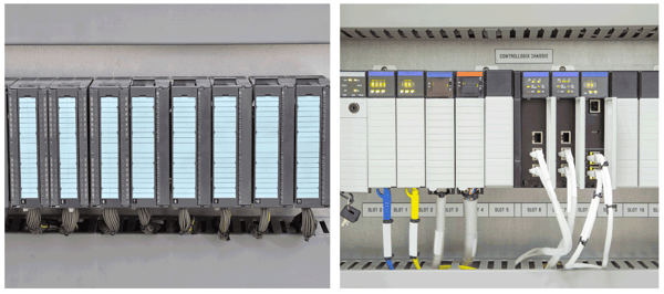 up close parts of a control system