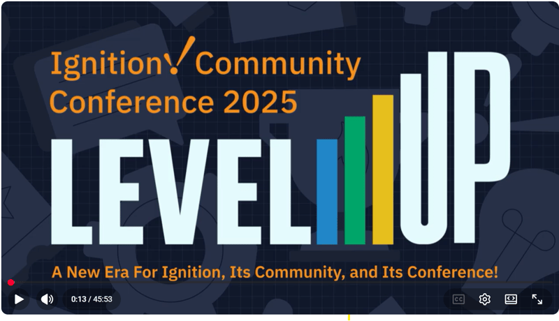 Ignition Community Conference ICC 2025 YouTube thumbnail