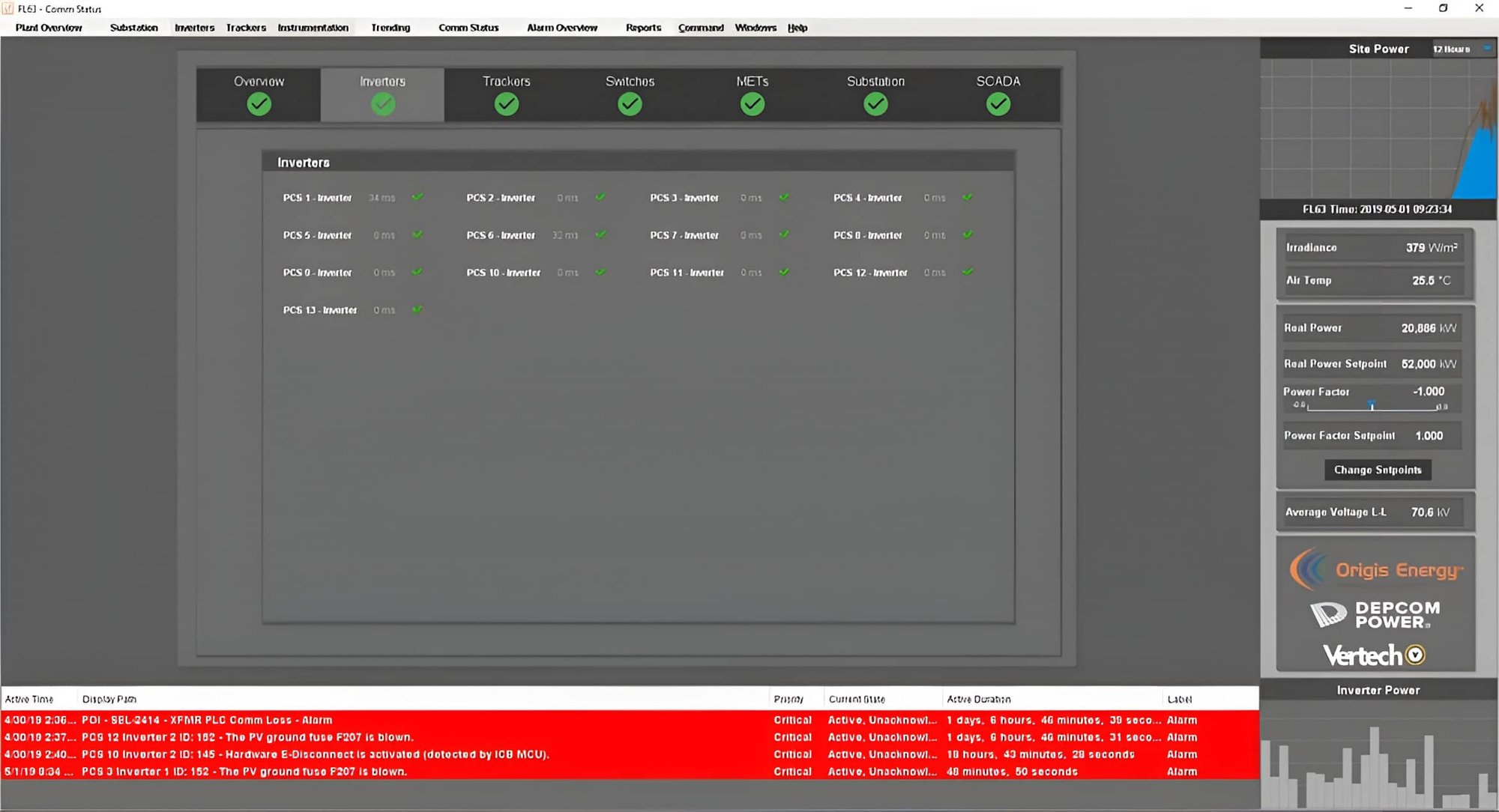 Vertech-DEPCOM-2019Screens-CommStatus