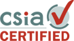 CSIA certification badge.