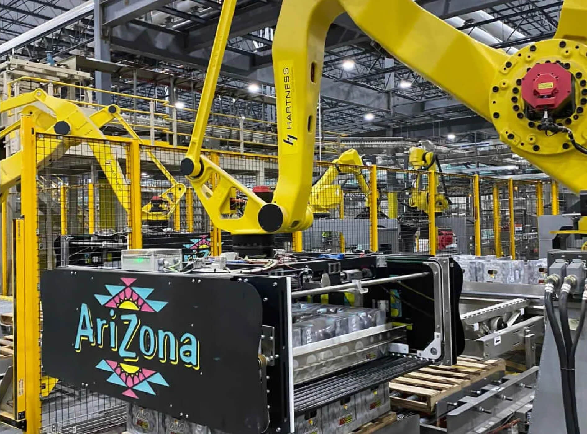 AriZona Beverages manufacturing facility running smoothly with Vertech's MES and batching system for high volume production. 