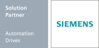 Siemens Solution Partner badge.