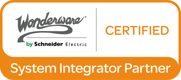 Certified System Integrator Partner badge for Wonderware by Schneider Electric.